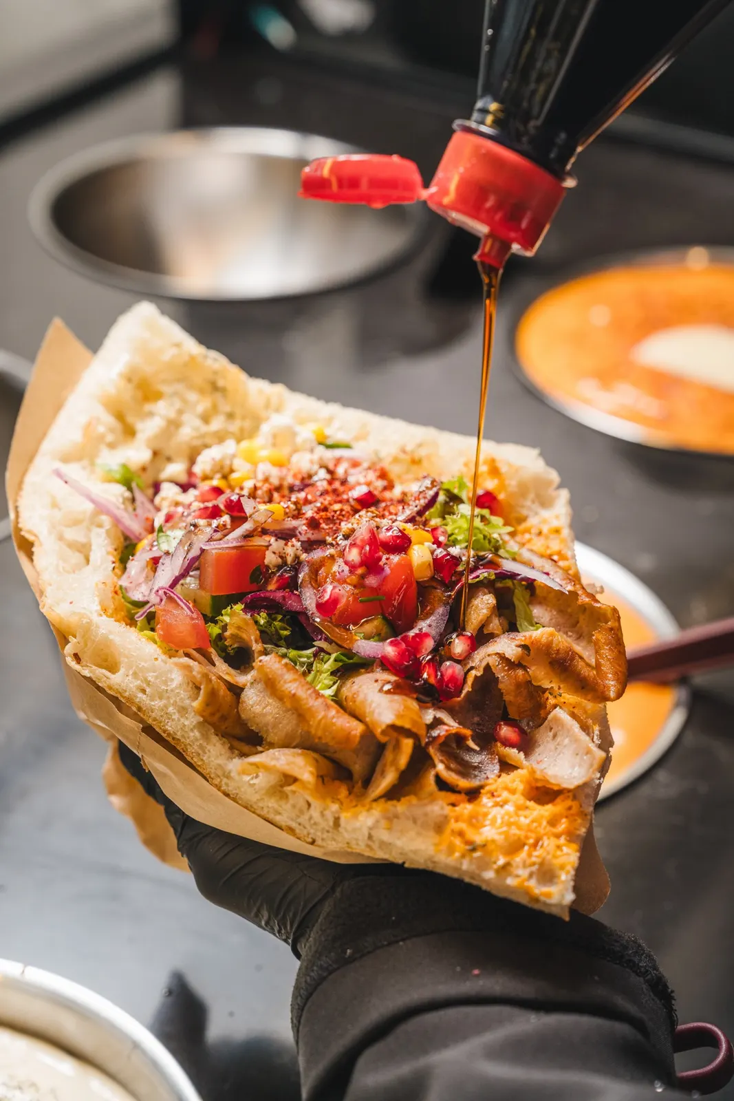 Food-Foto: Döner mit Soße bei Kröner in Hannover